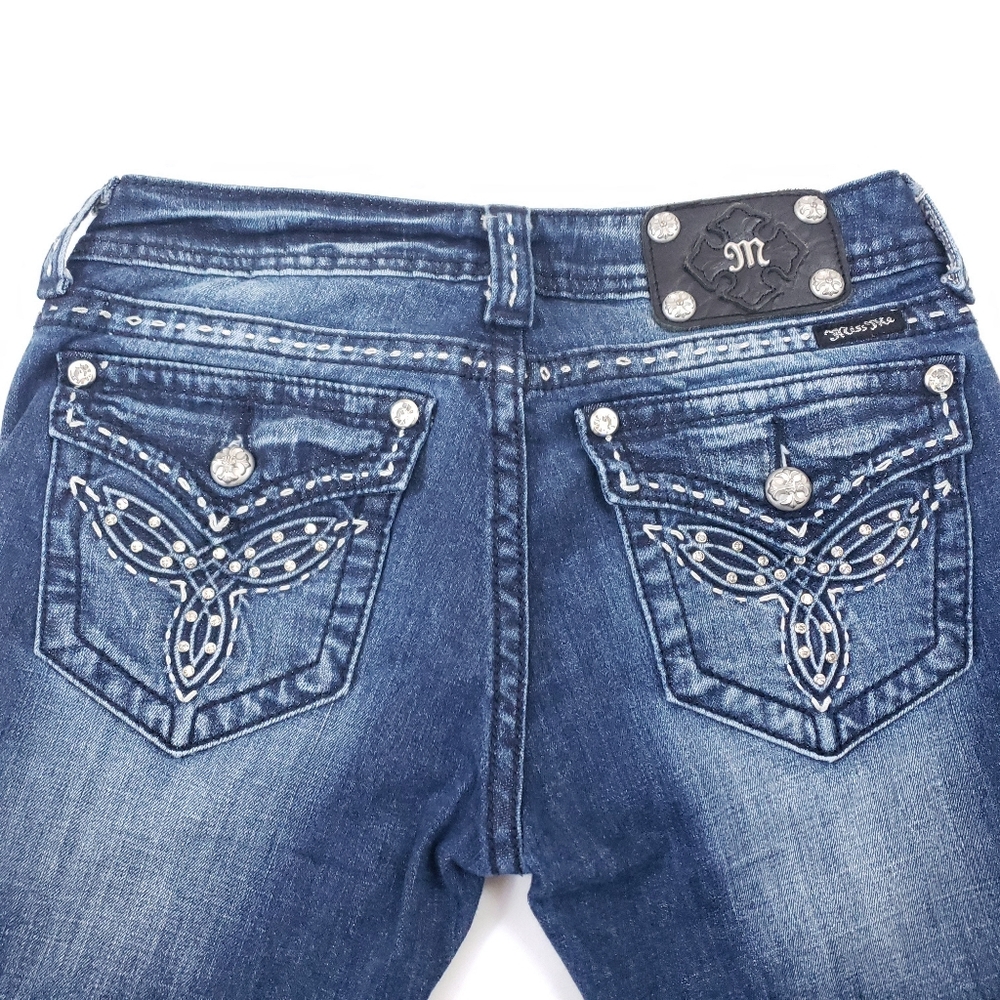 Miss Me Boot Cut Distressed Jeans 29x33